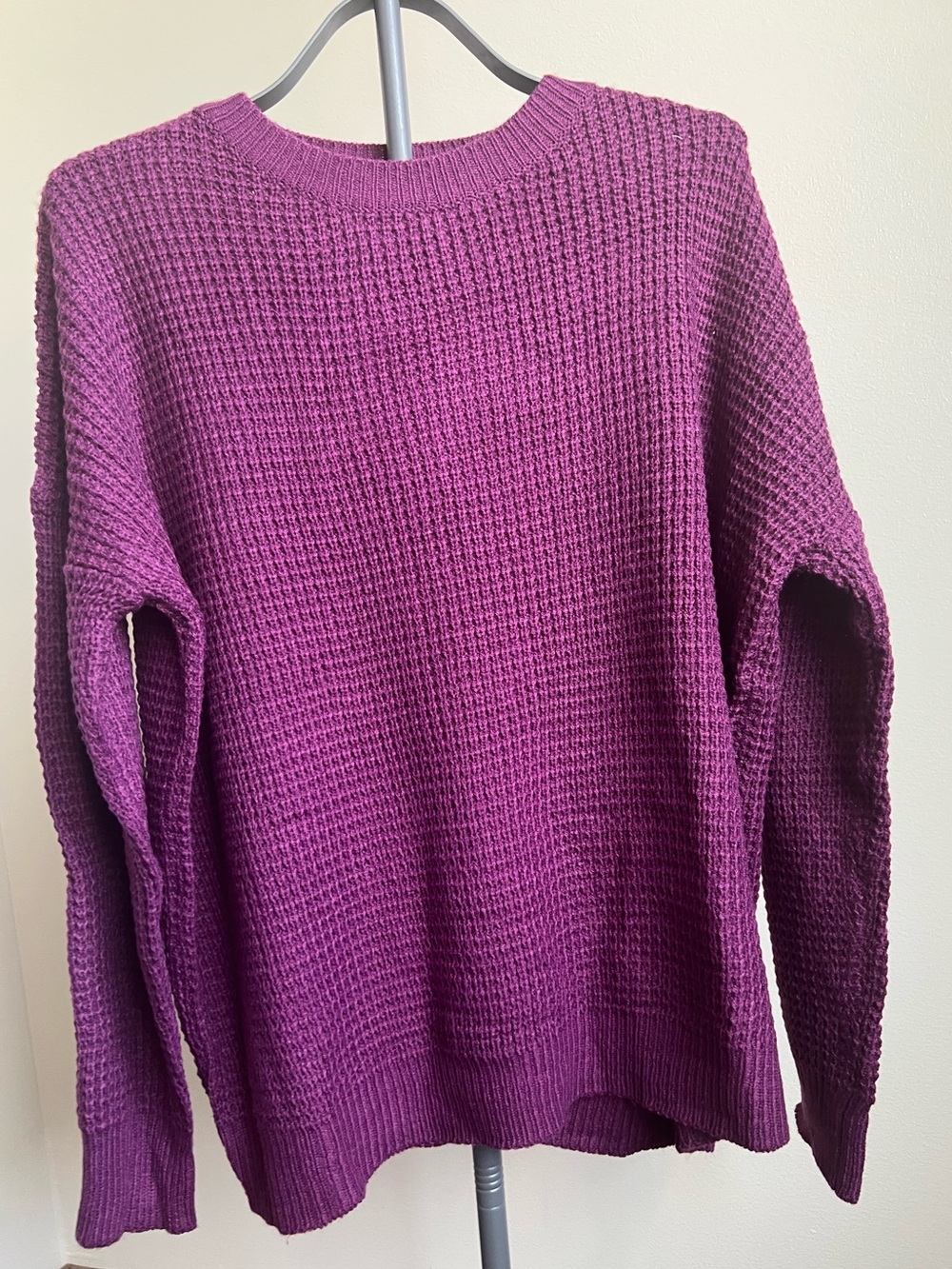 Pulse Boutique Waffle Knit Pullover Sweater
